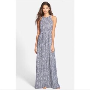 Vineyard Vines Navy and White Maxi Dress